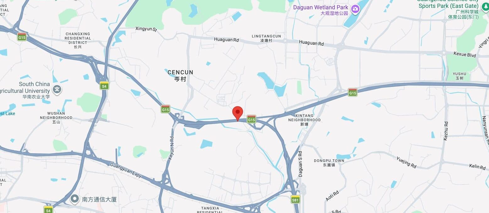 Factory Location Map